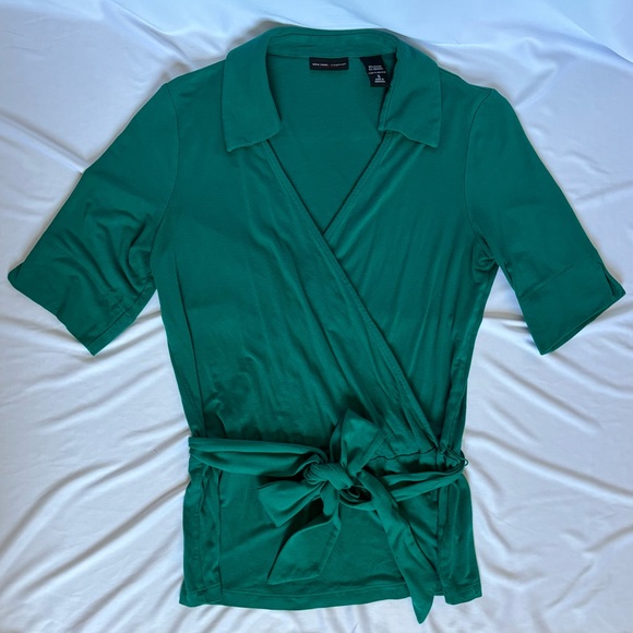 New York & Company Tops - New York & Company Collared Blouse with Belt. Size S